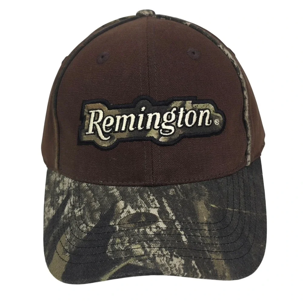 Remington Outdoor Cap Hat OSFM Brown Camo Embroidered Hunting Fishing Outdoor 2A